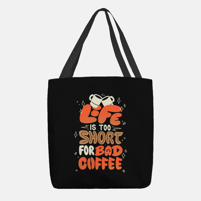 Too Short For Bad Coffee-None-Basic Tote-Bag-tobefonseca
