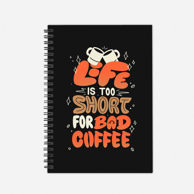 Too Short For Bad Coffee-None-Dot Grid-Notebook-tobefonseca