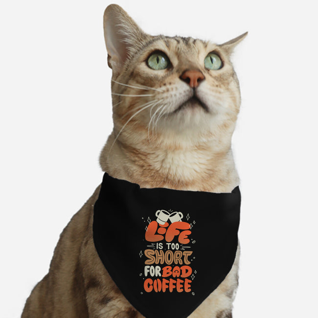 Too Short For Bad Coffee-Cat-Adjustable-Pet Collar-tobefonseca