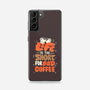 Too Short For Bad Coffee-Samsung-Snap-Phone Case-tobefonseca