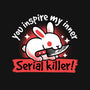 Serial Killer Bunny-Womens-V-Neck-Tee-NemiMakeit