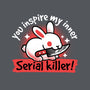 Serial Killer Bunny-None-Removable Cover w Insert-Throw Pillow-NemiMakeit