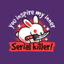 Serial Killer Bunny-None-Removable Cover-Throw Pillow-NemiMakeit