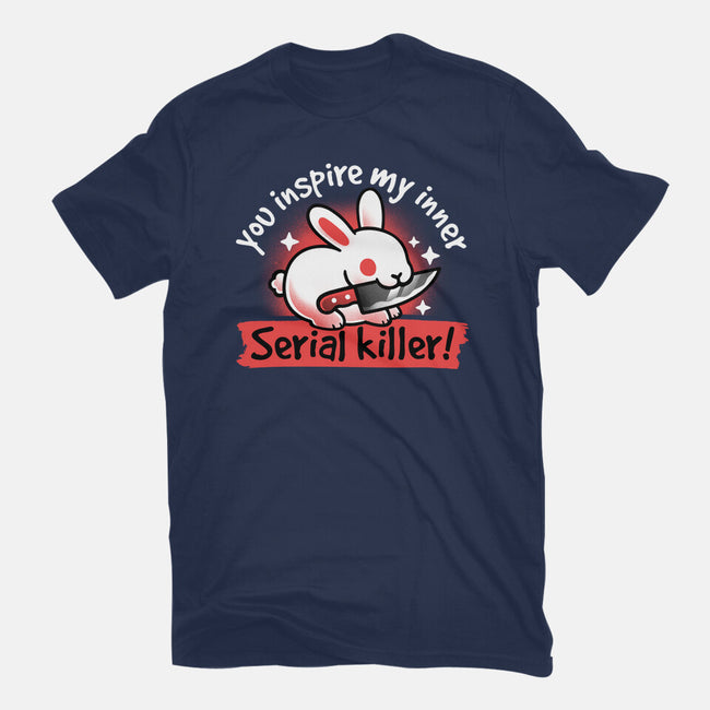 Serial Killer Bunny-Mens-Basic-Tee-NemiMakeit by TeeFury