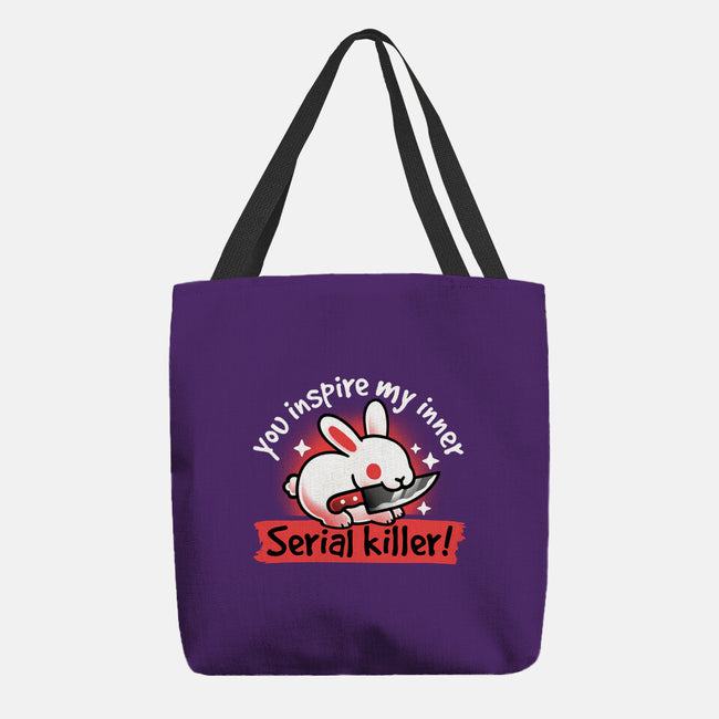 Serial Killer Bunny-None-Basic Tote-Bag-NemiMakeit by TeeFury