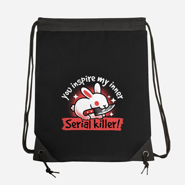Serial Killer Bunny-None-Drawstring-Bag-NemiMakeit