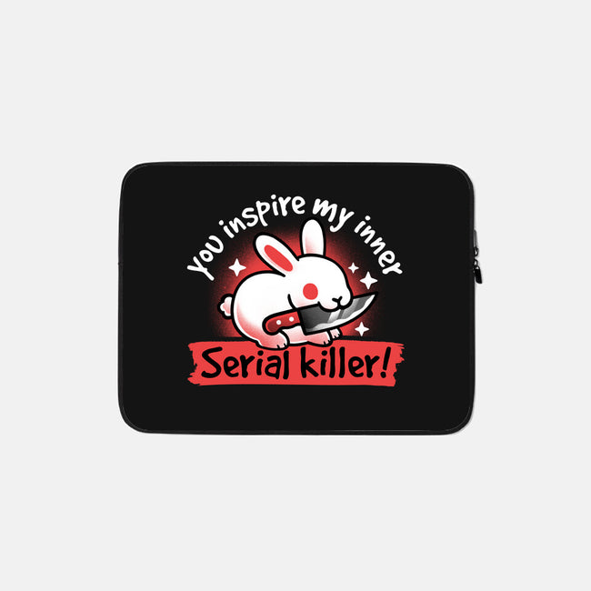 Serial Killer Bunny-None-Zippered-Laptop Sleeve-NemiMakeit