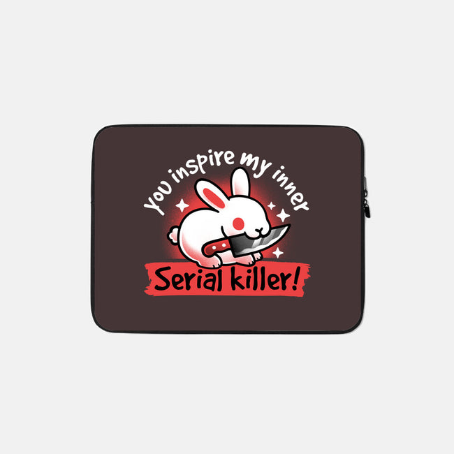 Serial Killer Bunny-None-Zippered-Laptop Sleeve-NemiMakeit