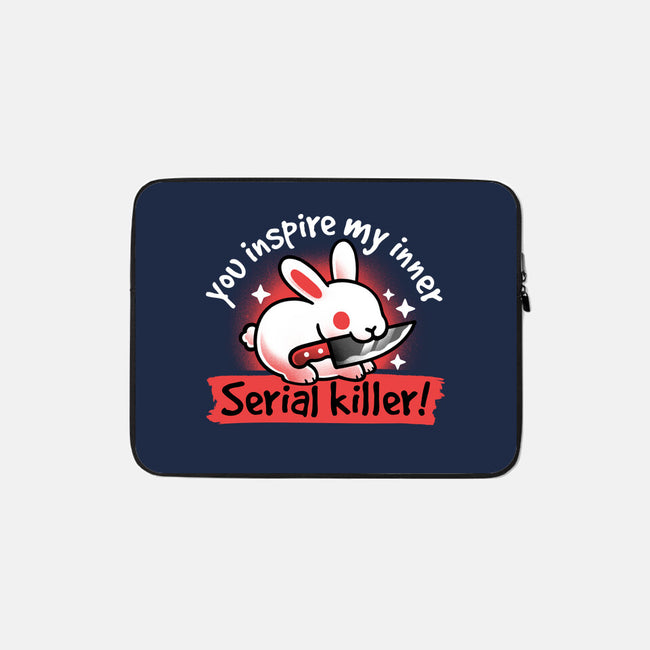 Serial Killer Bunny-None-Zippered-Laptop Sleeve-NemiMakeit