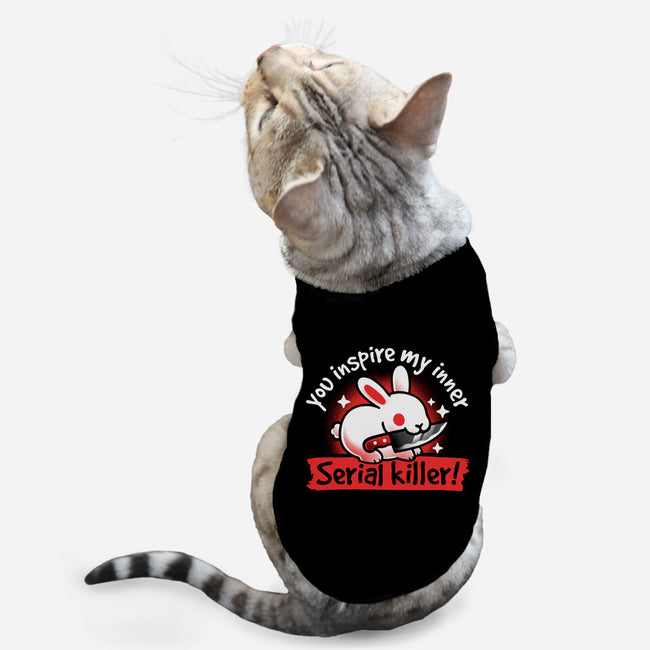 Serial Killer Bunny-Cat-Basic-Pet Tank-NemiMakeit