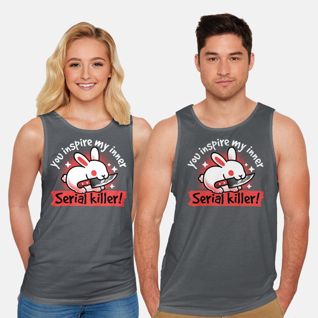 Serial Killer Bunny-Unisex-Basic-Tank-NemiMakeit