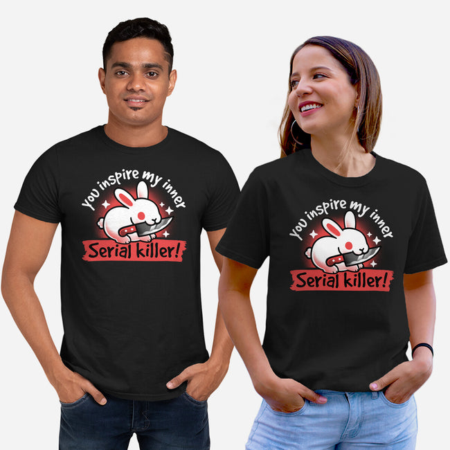 Serial Killer Bunny-Unisex-Basic-Tee-NemiMakeit