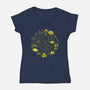 May The 4th-Womens-V-Neck-Tee-xMorfina