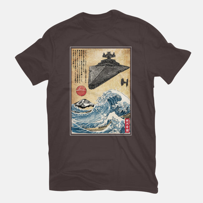 Star Destroyer In Japan-Womens-Basic-Tee-DrMonekers