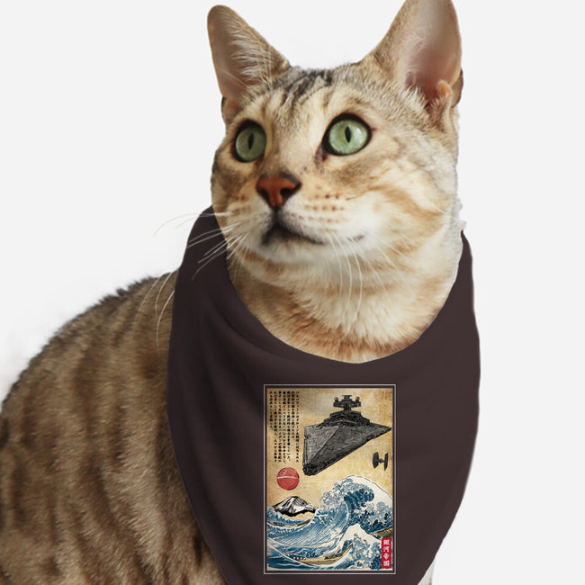 Star Destroyer In Japan-Cat-Bandana-Pet Collar-DrMonekers
