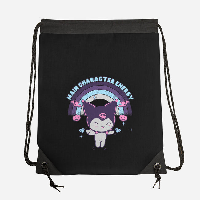 Main Character Energy-None-Drawstring-Bag-rmatix