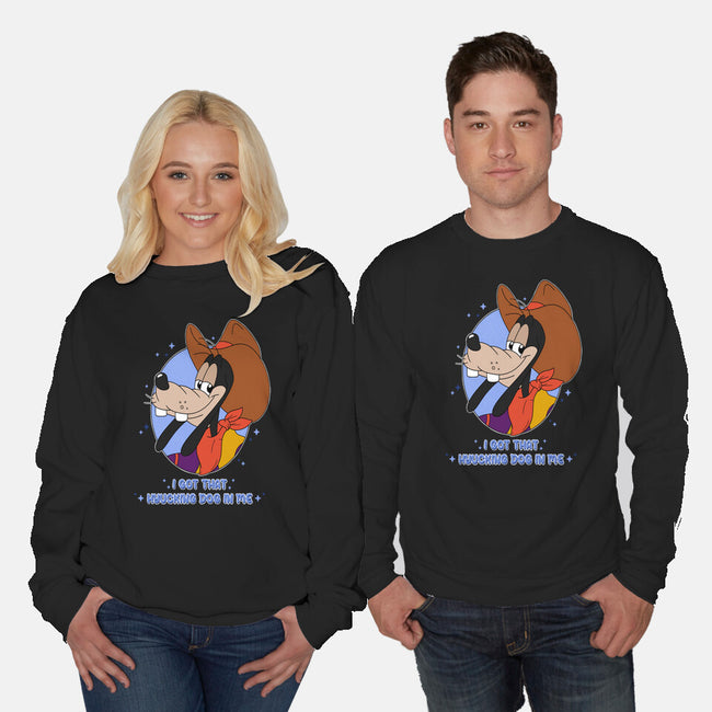 I Got That Hyucking Dog In Me-Unisex-Crew Neck-Sweatshirt-Alexhefe