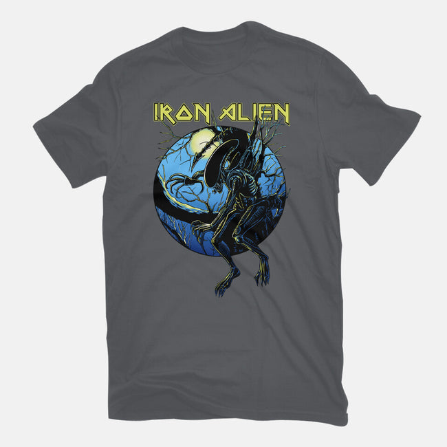 Iron Xenomorph-Womens-Fitted-Tee-joerawks