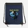 Iron Xenomorph-None-Drawstring-Bag-joerawks