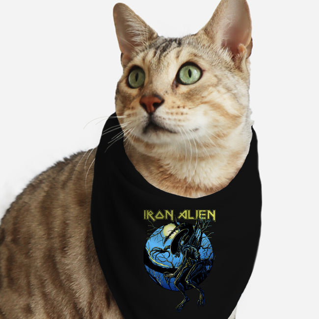 Iron Xenomorph-Cat-Bandana-Pet Collar-joerawks