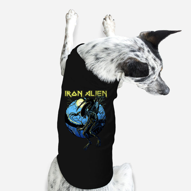 Iron Xenomorph-Dog-Basic-Pet Tank-joerawks