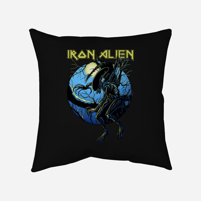 Iron Xenomorph-None-Removable Cover w Insert-Throw Pillow-joerawks