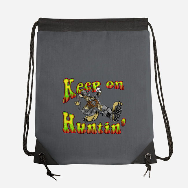 Keep On Huntin-None-Drawstring-Bag-joerawks