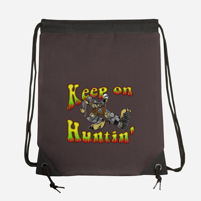 Keep On Huntin-None-Drawstring-Bag-joerawks