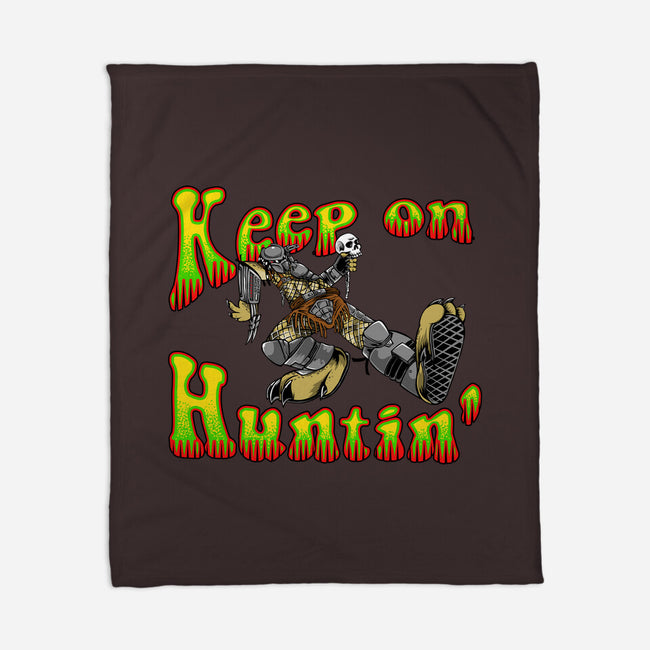Keep On Huntin-None-Fleece-Blanket-joerawks