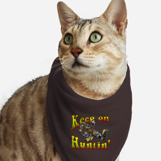 Keep On Huntin-Cat-Bandana-Pet Collar-joerawks