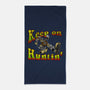 Keep On Huntin-None-Beach-Towel-joerawks