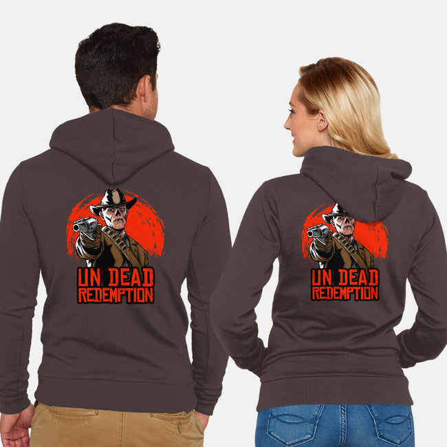 Undead Redemption-Unisex-Zip-Up-Sweatshirt-joerawks