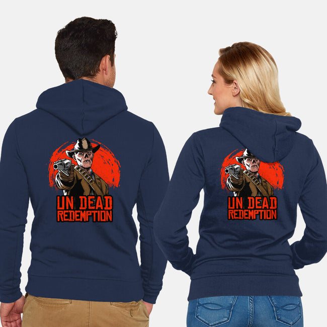 Undead Redemption-Unisex-Zip-Up-Sweatshirt-joerawks