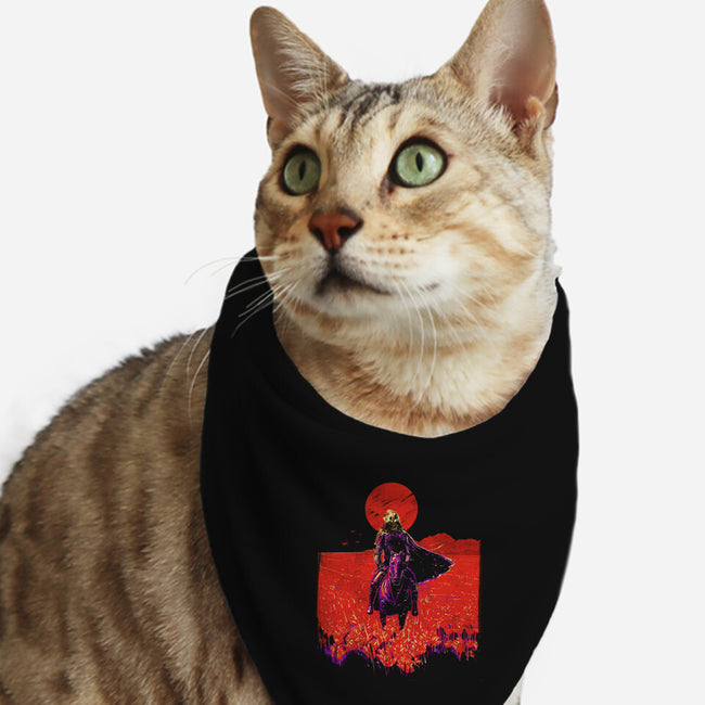 Dark Shogun-Cat-Bandana-Pet Collar-kharmazero