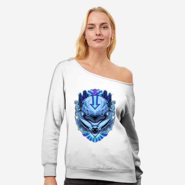 Avatar Pet-Womens-Off Shoulder-Sweatshirt-spoilerinc