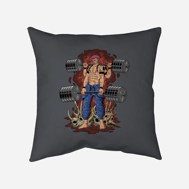 Curse Lift-None-Removable Cover-Throw Pillow-badhowler
