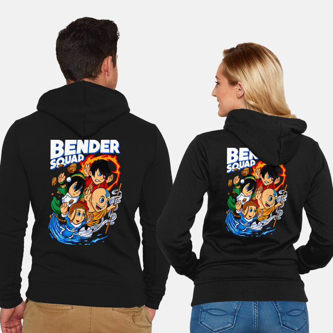 Bender Squad-Unisex-Zip-Up-Sweatshirt-spoilerinc