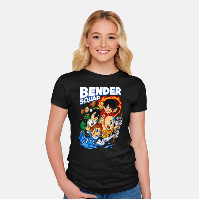 Bender Squad-Womens-Fitted-Tee-spoilerinc