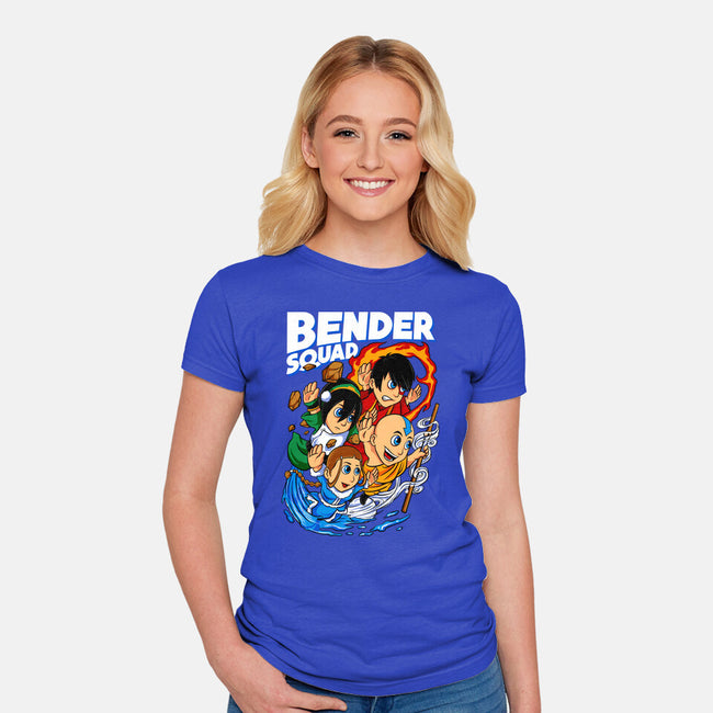 Bender Squad-Womens-Fitted-Tee-spoilerinc