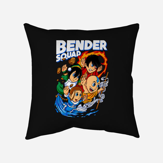 Bender Squad-None-Non-Removable Cover w Insert-Throw Pillow-spoilerinc