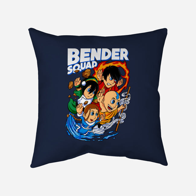 Bender Squad-None-Non-Removable Cover w Insert-Throw Pillow-spoilerinc