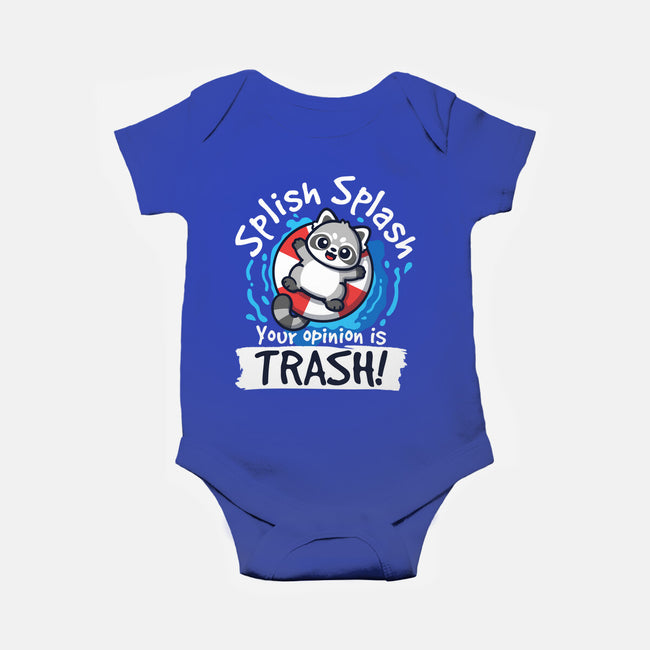 Splish Splash Trash-Baby-Basic-Onesie-NemiMakeit