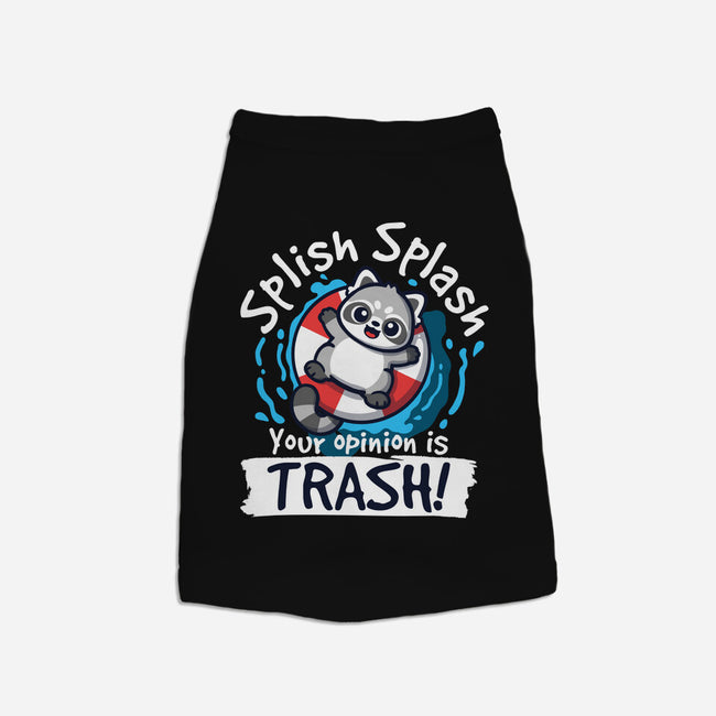Splish Splash Trash-Cat-Basic-Pet Tank-NemiMakeit