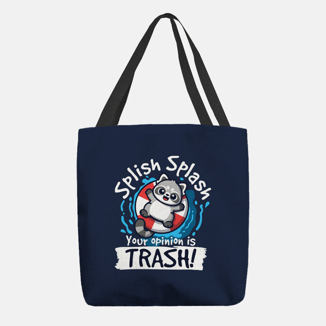 Splish Splash Trash-None-Basic Tote-Bag-NemiMakeit