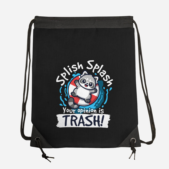 Splish Splash Trash-None-Drawstring-Bag-NemiMakeit