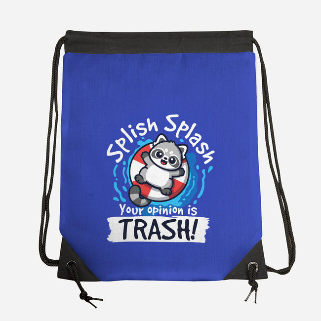 Splish Splash Trash-None-Drawstring-Bag-NemiMakeit