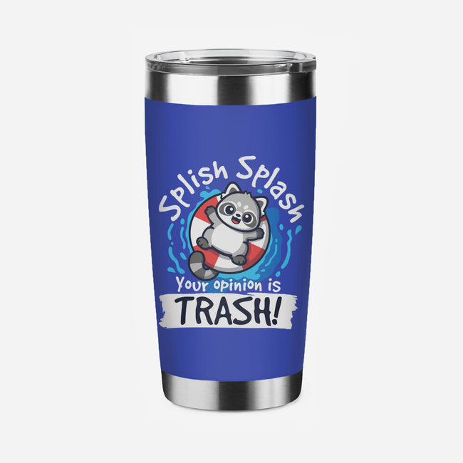 Splish Splash Trash-None-Stainless Steel Tumbler-Drinkware-NemiMakeit