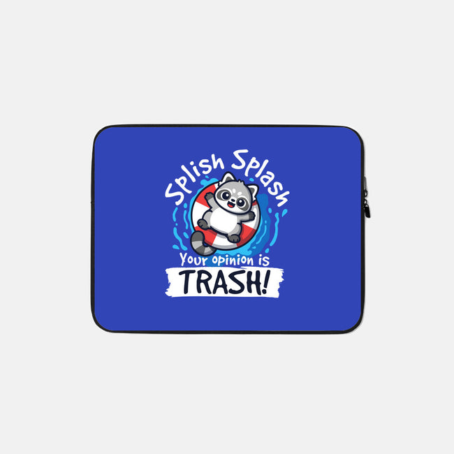 Splish Splash Trash-None-Zippered-Laptop Sleeve-NemiMakeit