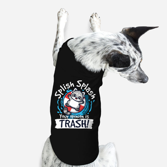 Splish Splash Trash-Dog-Basic-Pet Tank-NemiMakeit