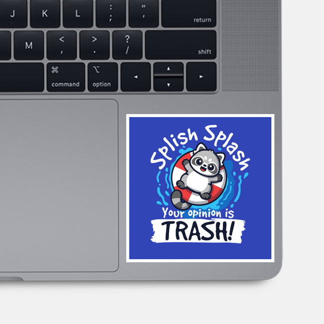 Splish Splash Trash-None-Glossy-Sticker-NemiMakeit